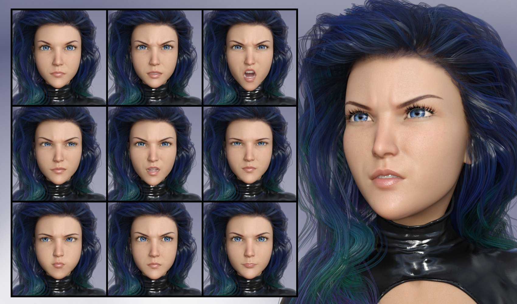 Sweet but Dangerous - Expressions for Genesis 8 Female(s) and Aiko 8 Sweet but Dangerous - Expressions for Genesis 8 Female(s) and Aiko 8 by: JWolf, 3D Models by Daz 3D