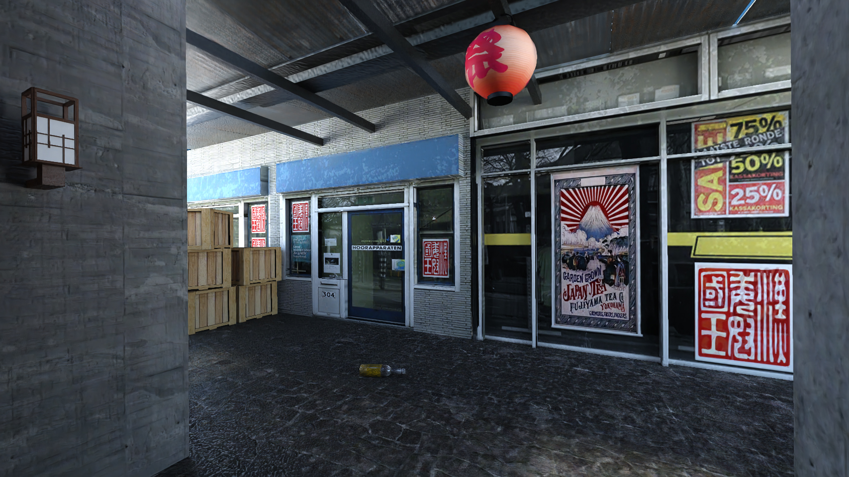 Japanese Store Alley by: PerspectX, 3D Models by Daz 3D
