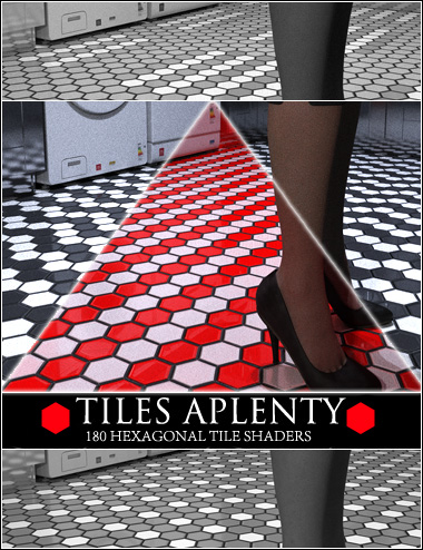 Tiles Aplenty Vol II by: ForbiddenWhispers, 3D Models by Daz 3D