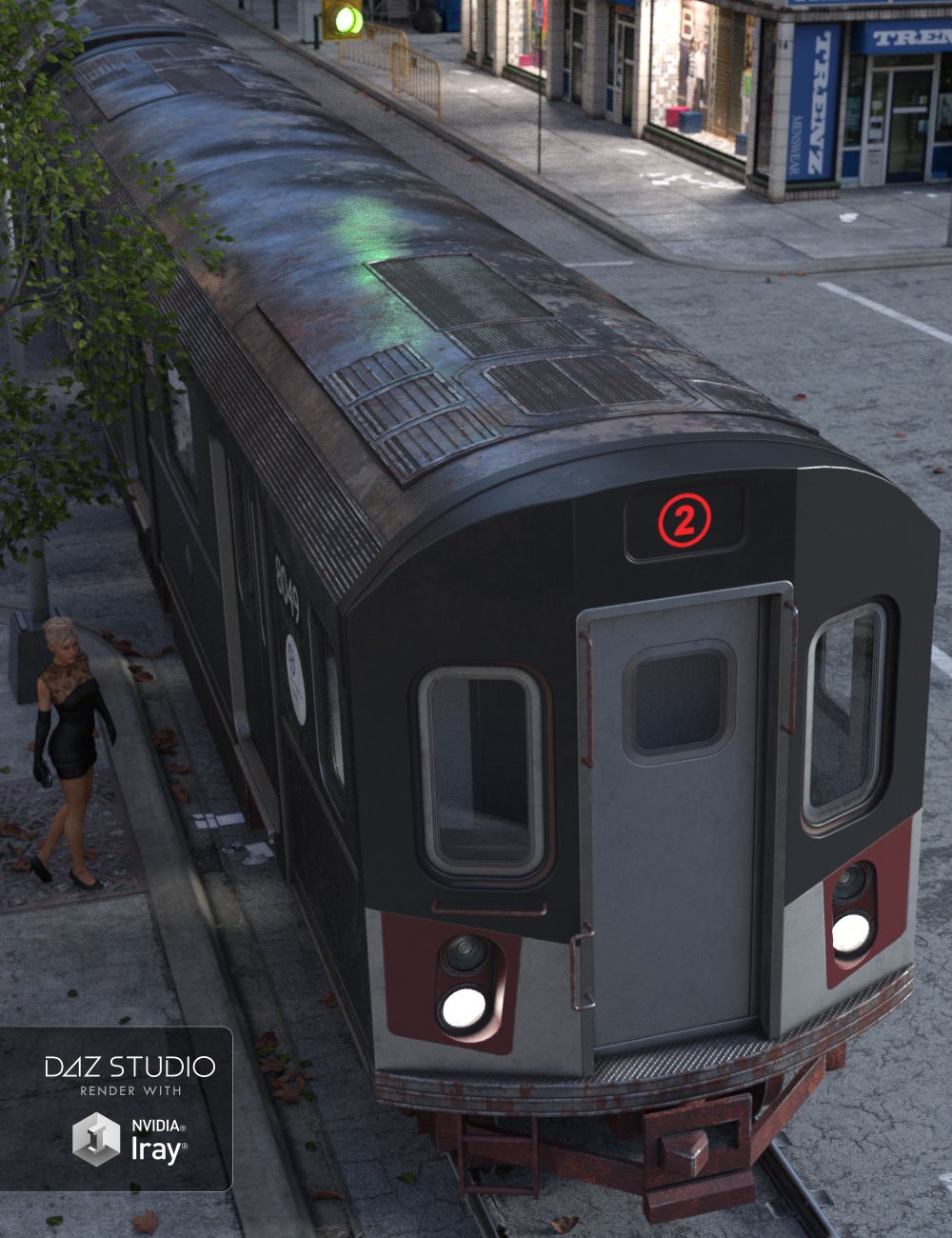 Subway Car by: ile-avalon, 3D Models by Daz 3D
