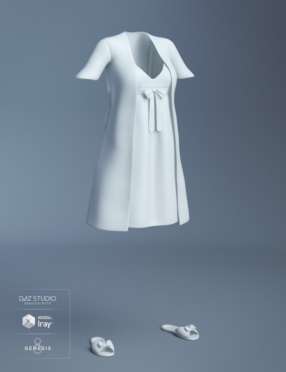 Teddy Sleepwear for Genesis 8 Female(s) by: Ravenhair, 3D Models by Daz 3D