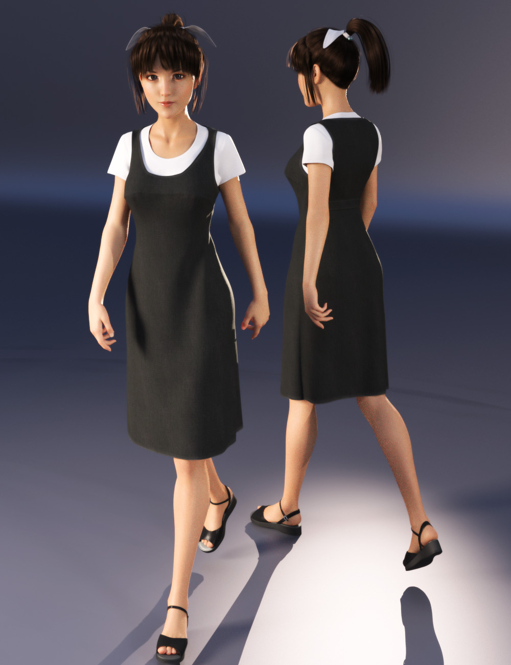 dForce Maternity Dress for Genesis 8 Female(s) by: tentman, 3D Models by Daz 3D