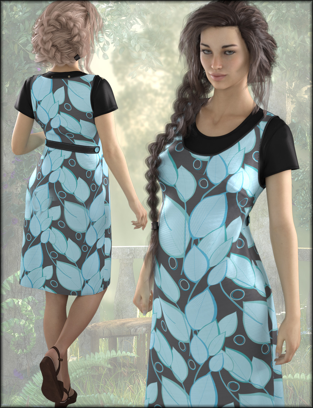 dForce Maternity Dress Textures | Daz 3D