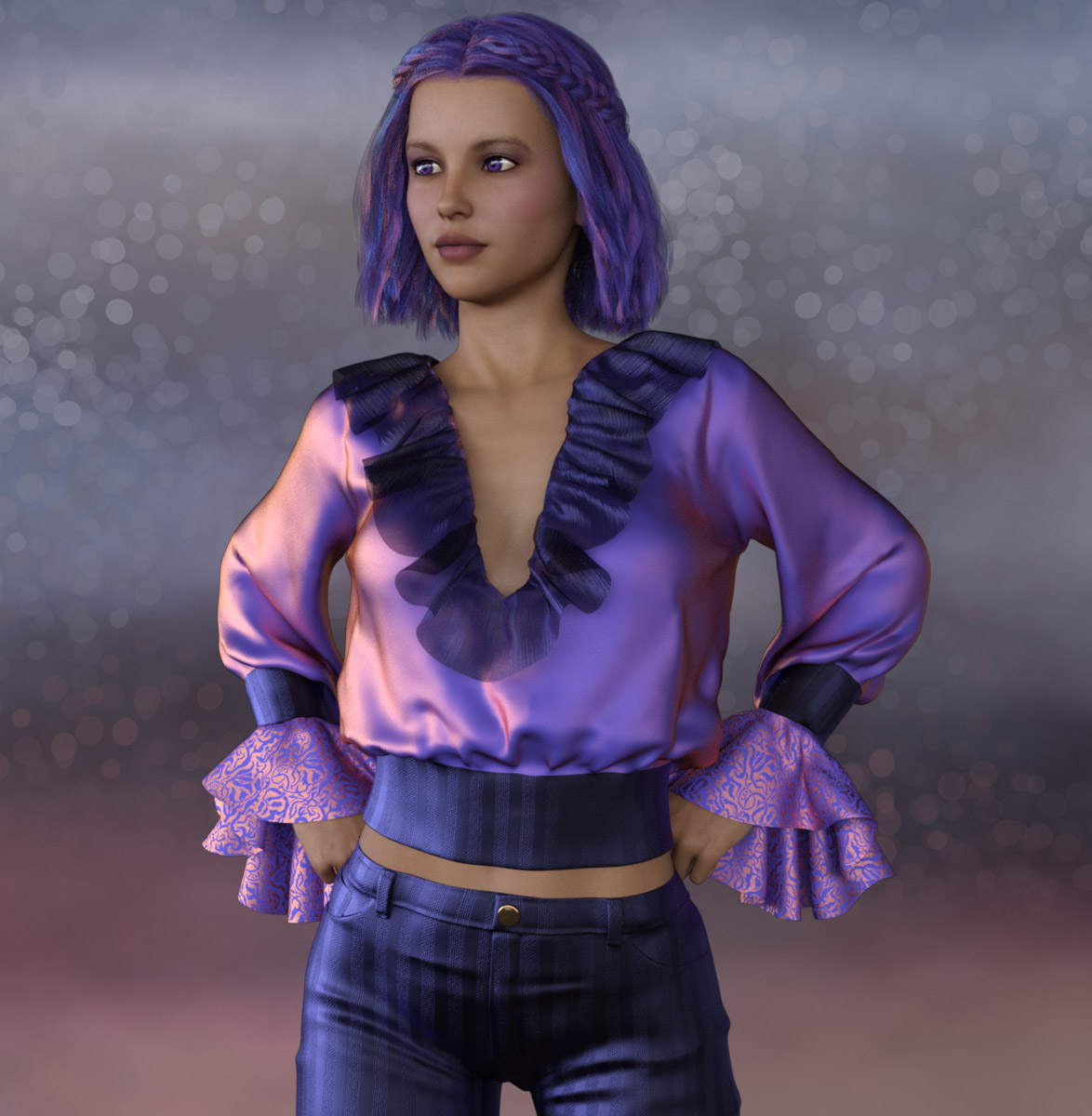 Pd Two-Tone Iray Shader Presets by: parrotdolphin, 3D Models by Daz 3D