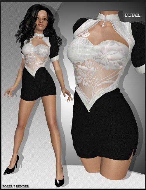 Dressy for A3-Nurse Dressy for A3-Nurse by: Romantic-3D, 3D Models by Daz 3D