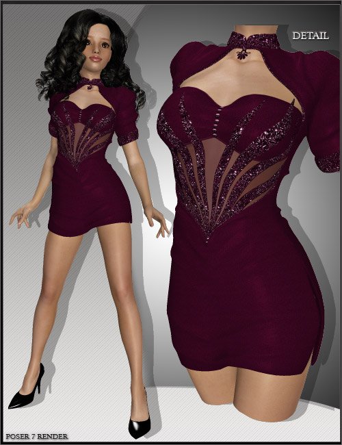 Dressy for A3-Nurse Dressy for A3-Nurse by: Romantic-3D, 3D Models by Daz 3D
