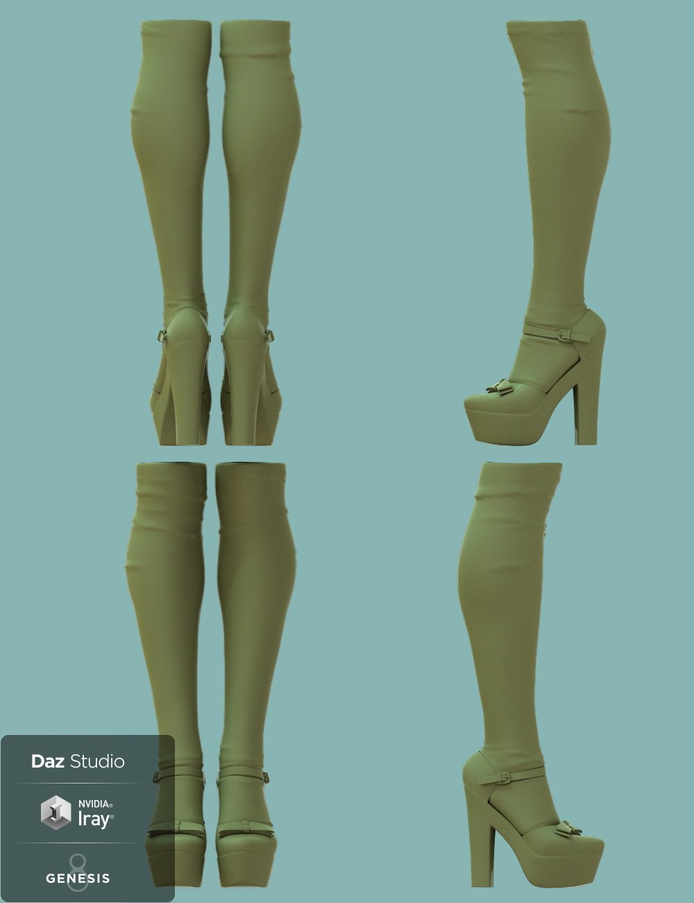 Janet Heels and Socks for Genesis 8 Female(s) Janet Heels and Socks for Genesis 8 Female(s) by: chungdan, 3D Models by Daz 3D