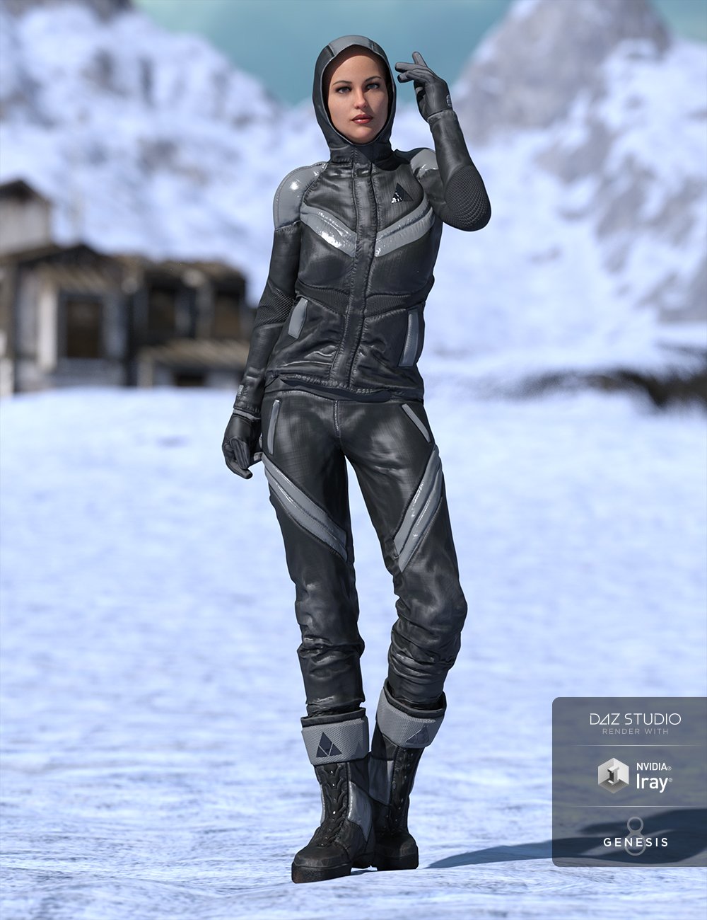 Winter Clothing for Genesis 8 Female(s) by: GolaM, 3D Models by Daz 3D