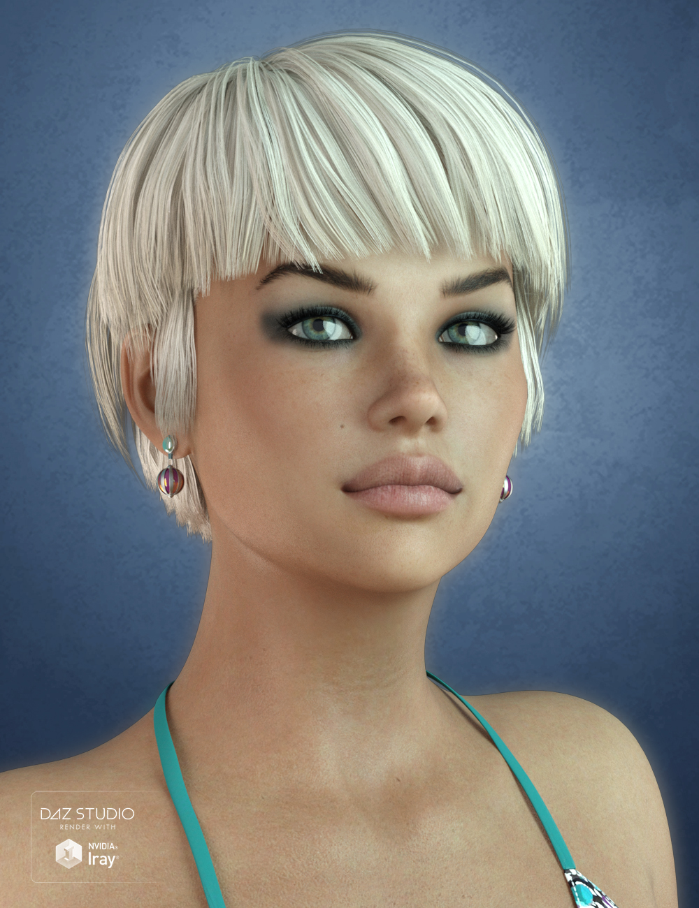 Carella Hair for Genesis 3 and 8 Female(s) by: SWAM, 3D Models by Daz 3D