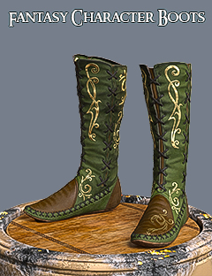 S3D FC Boots for Genesis 3 and 8 Female(s) by: Slide3D, 3D Models by Daz 3D