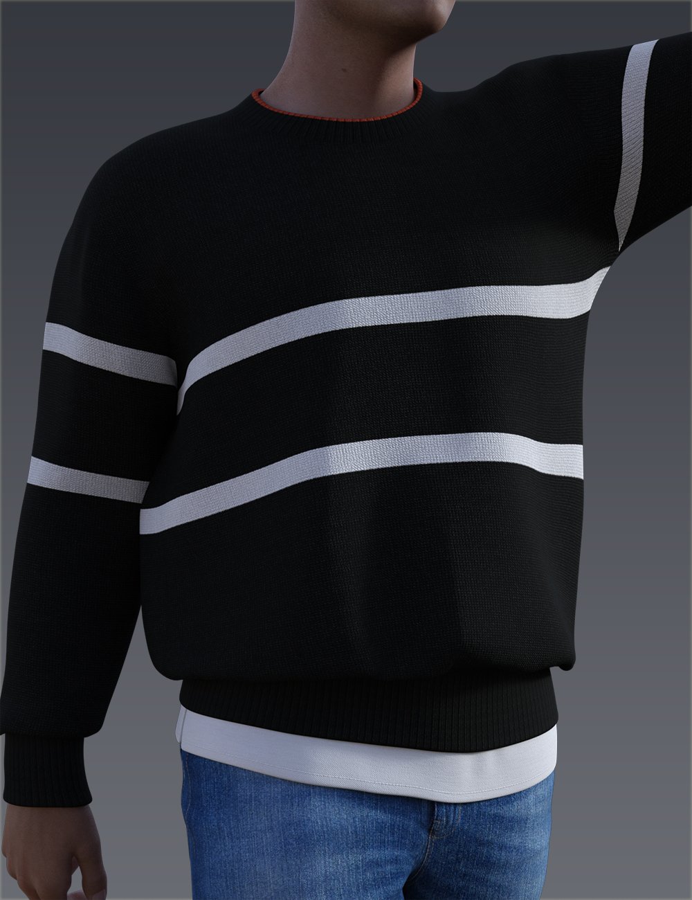 H&C Knit Sweater Outfit for Genesis 8 Male(s) H&C Knit Sweater Outfit for Genesis 8 Male(s) by: IH Kang, 3D Models by Daz 3D