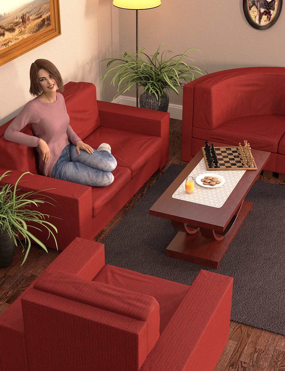 Modular Morphing Sofa by: Porsimo, 3D Models by Daz 3D