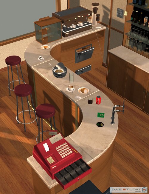 Bar Italia Bar Italia by: maclean, 3D Models by Daz 3D