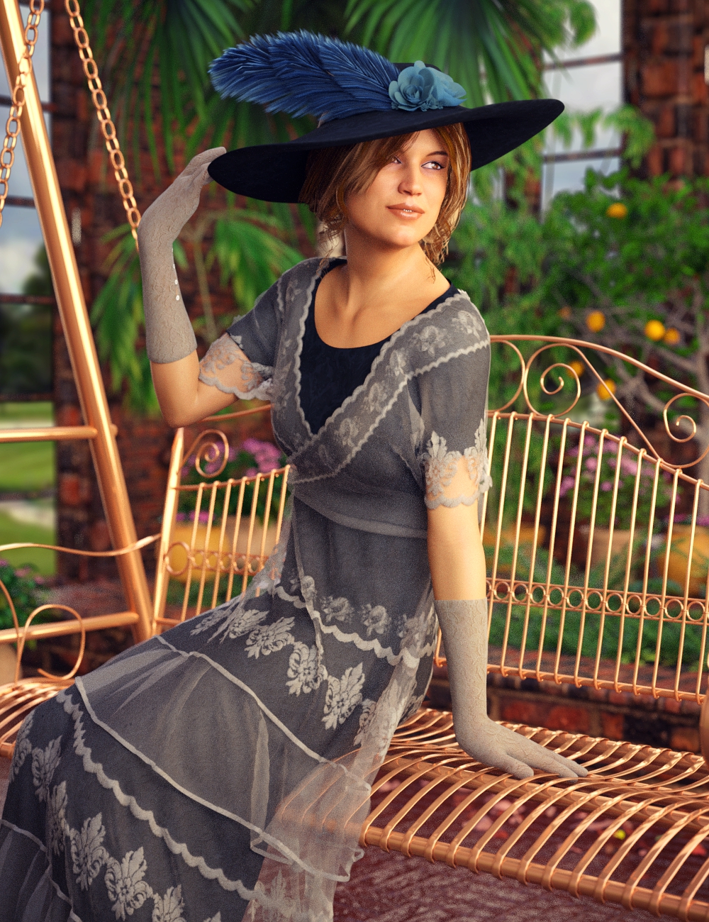 dForce Georgette Outfit for Genesis 8 Female(s) dForce Georgette Outfit for Genesis 8 Female(s) by: Toyen, 3D Models by Daz 3D