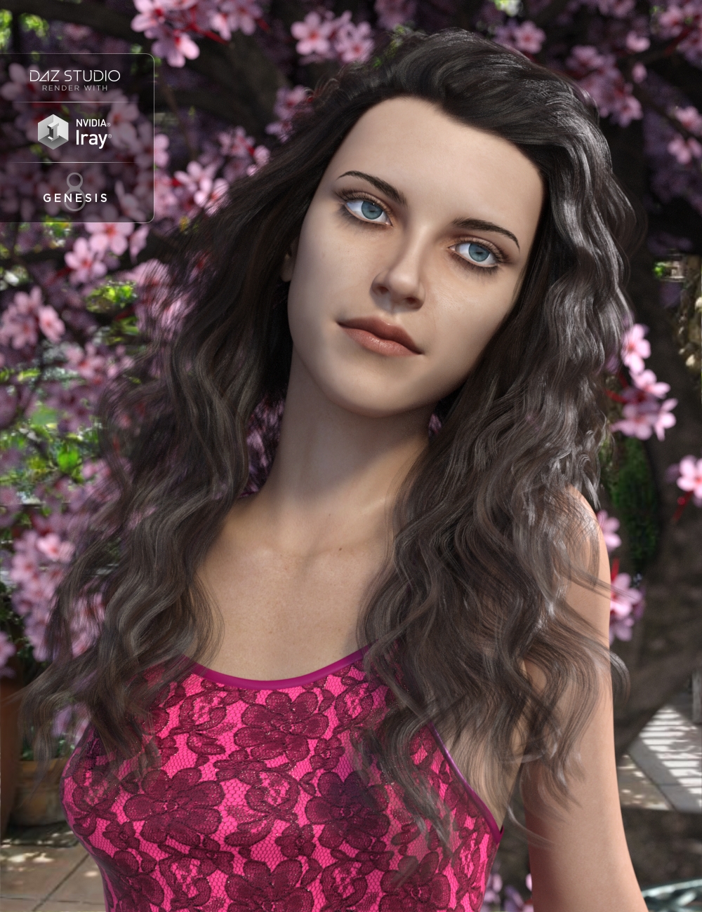 Gella for Genesis 8 Female by: Vyusur, 3D Models by Daz 3D
