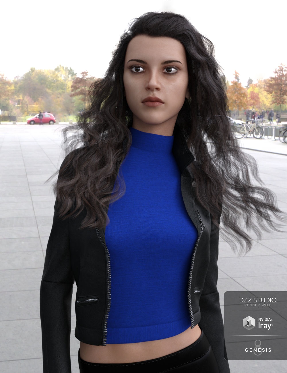 Gella for Genesis 8 Female by: Vyusur, 3D Models by Daz 3D