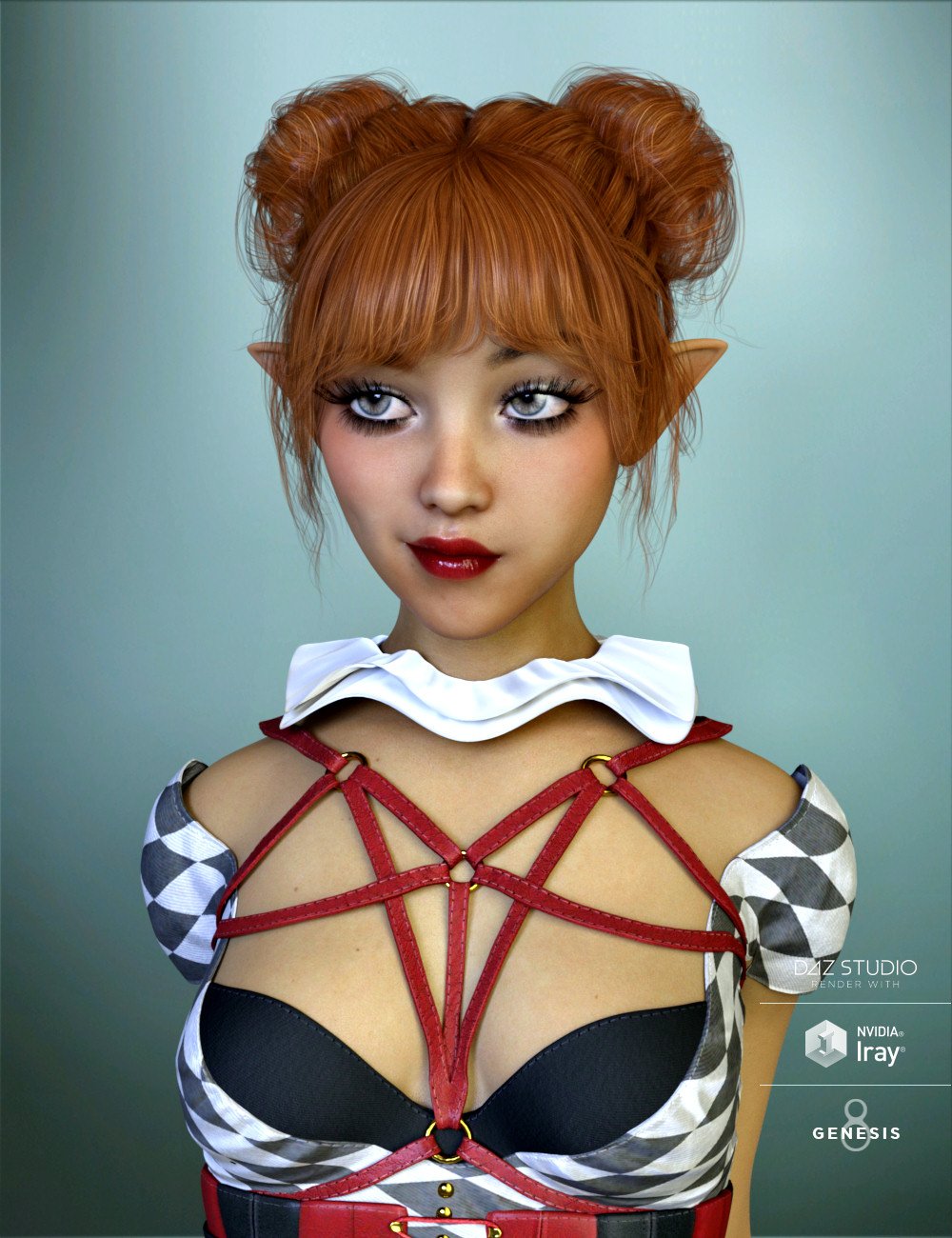 BonBon Hair for Genesis 3 and 8 Female(s) by: goldtassel, 3D Models by Daz 3D