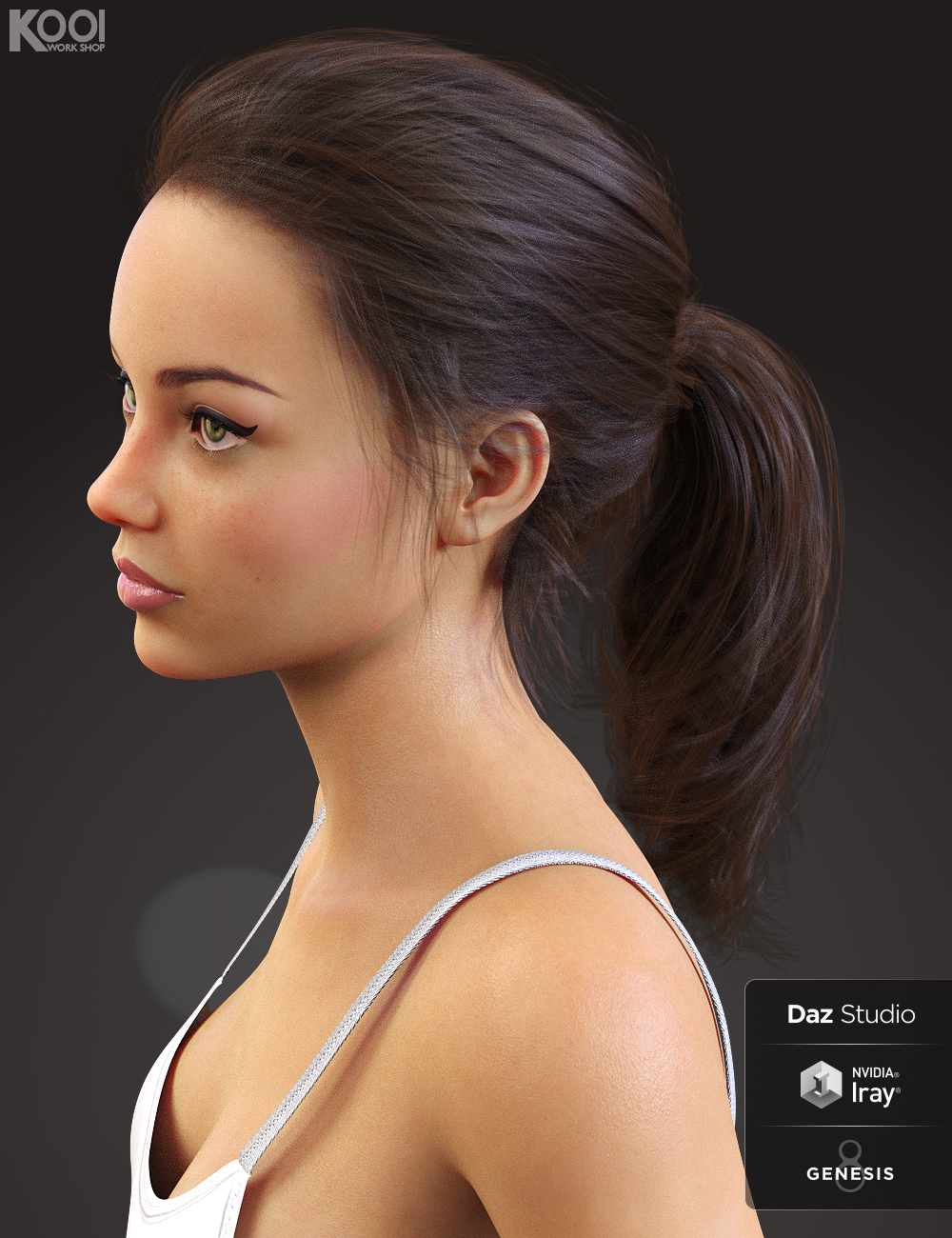 Bonnie Hair for Genesis 8 Female(s) | Daz 3D