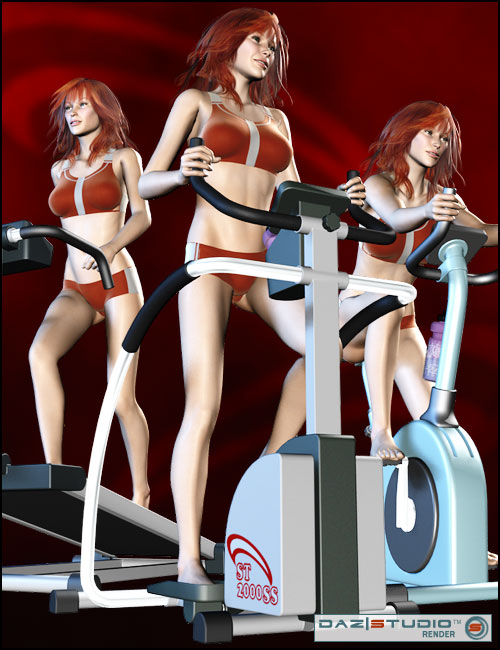 Exercise Equipment by: , 3D Models by Daz 3D