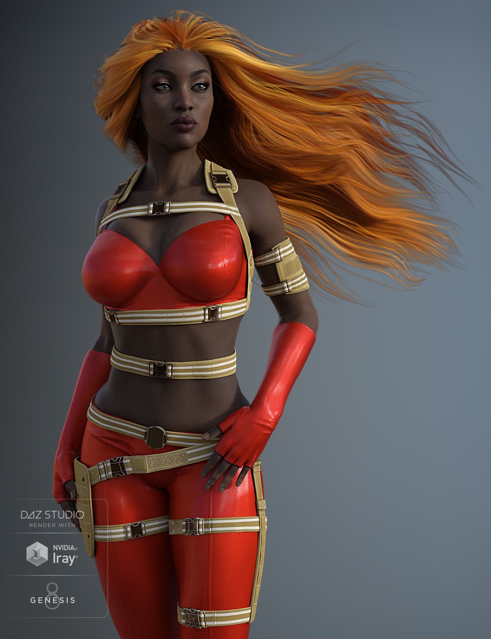 Tactical Belts for Genesis 3 and 8 Female(s) by: smay, 3D Models by Daz 3D