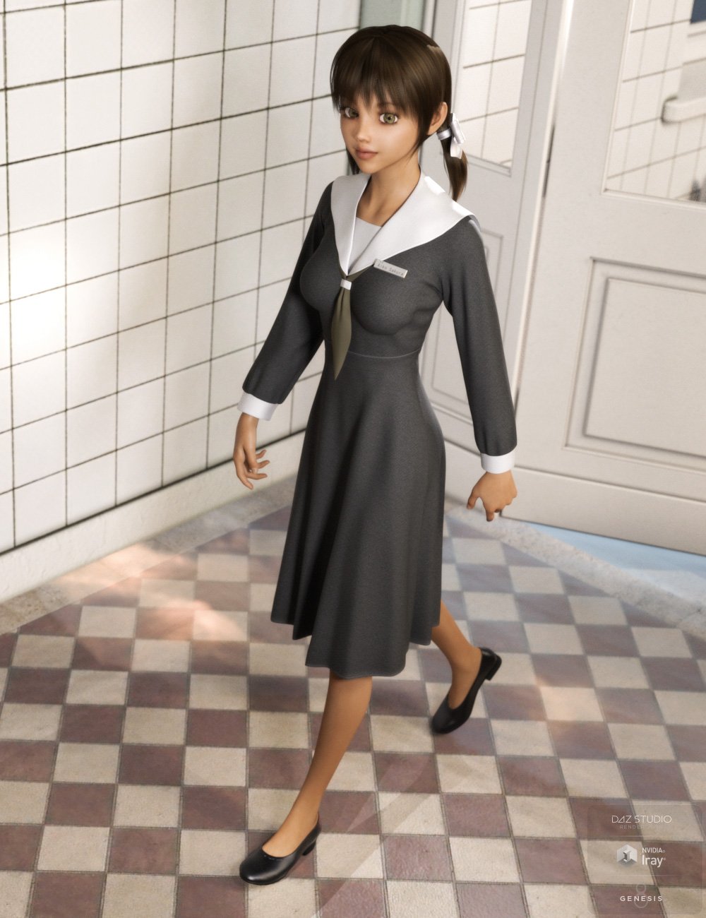 dForce Nursing Student for Genesis 8 Female(s) by: tentman, 3D Models by Daz 3D