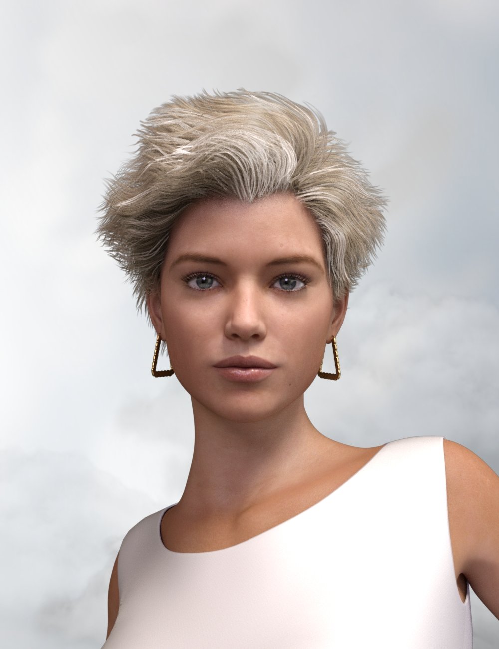 Bella Mane Hair for Genesis 3 and 8 Female(s) | Daz 3D