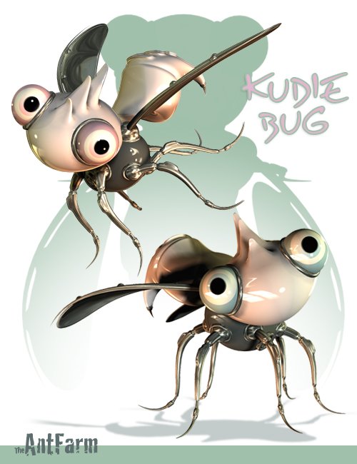 Kudie Bug by: The AntFarm, 3D Models by Daz 3D