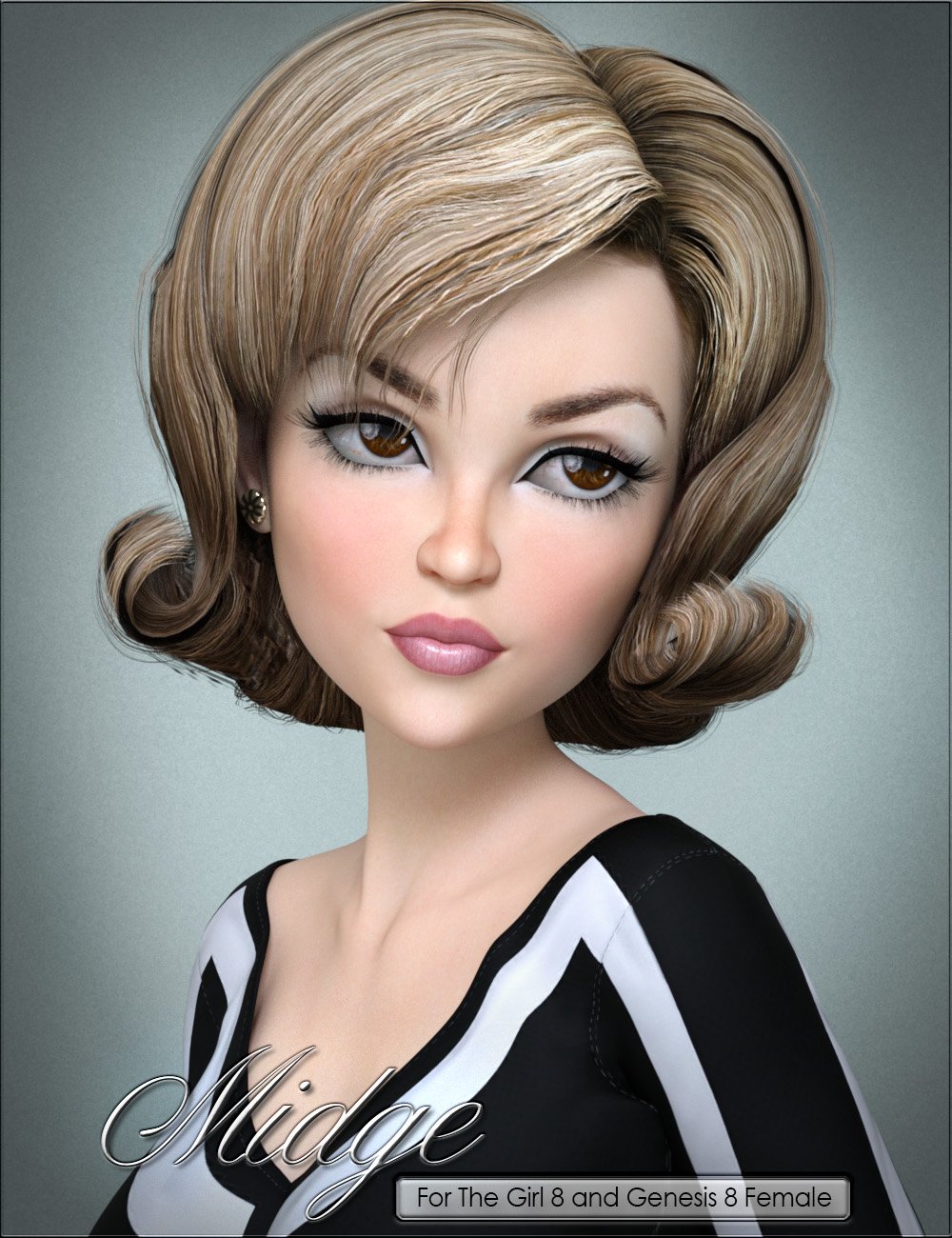 VYK Midge for The Girl 8 by: vyktohria, 3D Models by Daz 3D