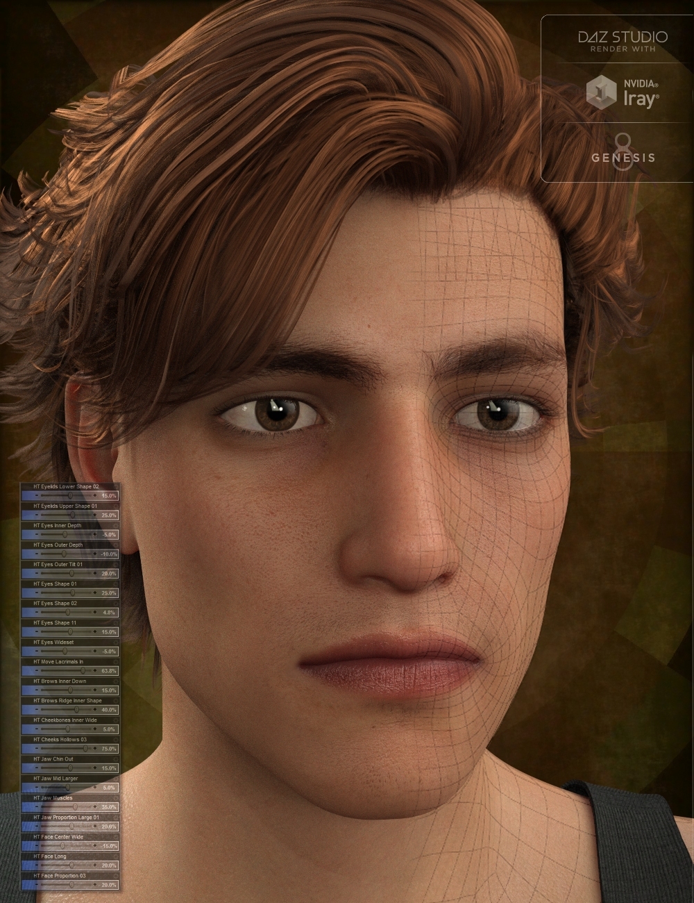 Genesis 8 Male Head Morph Resource Kit 2 Genesis 8 Male Head Morph Resource Kit 2 by: ThorneHandspan Studios, 3D Models by Daz 3D