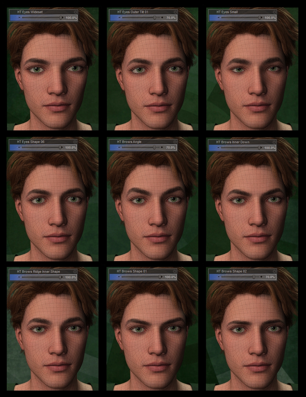 Genesis 8 Male Head Morph Resource Kit 2 by: ThorneHandspan Studios, 3D Models by Daz 3D