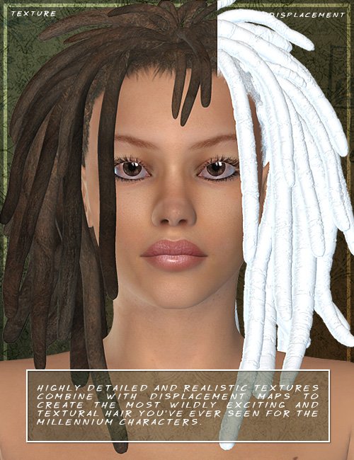 Wild Dreads Wild Dreads by: Anna BenjaminElorOnceDark, 3D Models by Daz 3D