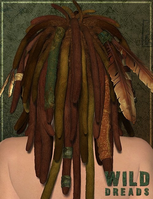 Wild Dreads Wild Dreads by: Anna BenjaminElorOnceDark, 3D Models by Daz 3D