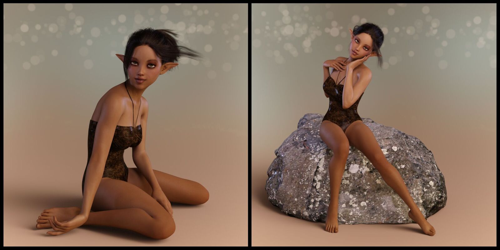 Elven Warrior Poses and Prop for Genesis 8 Female and Mika 8 by: lunchladyPandyGirl, 3D Models by Daz 3D