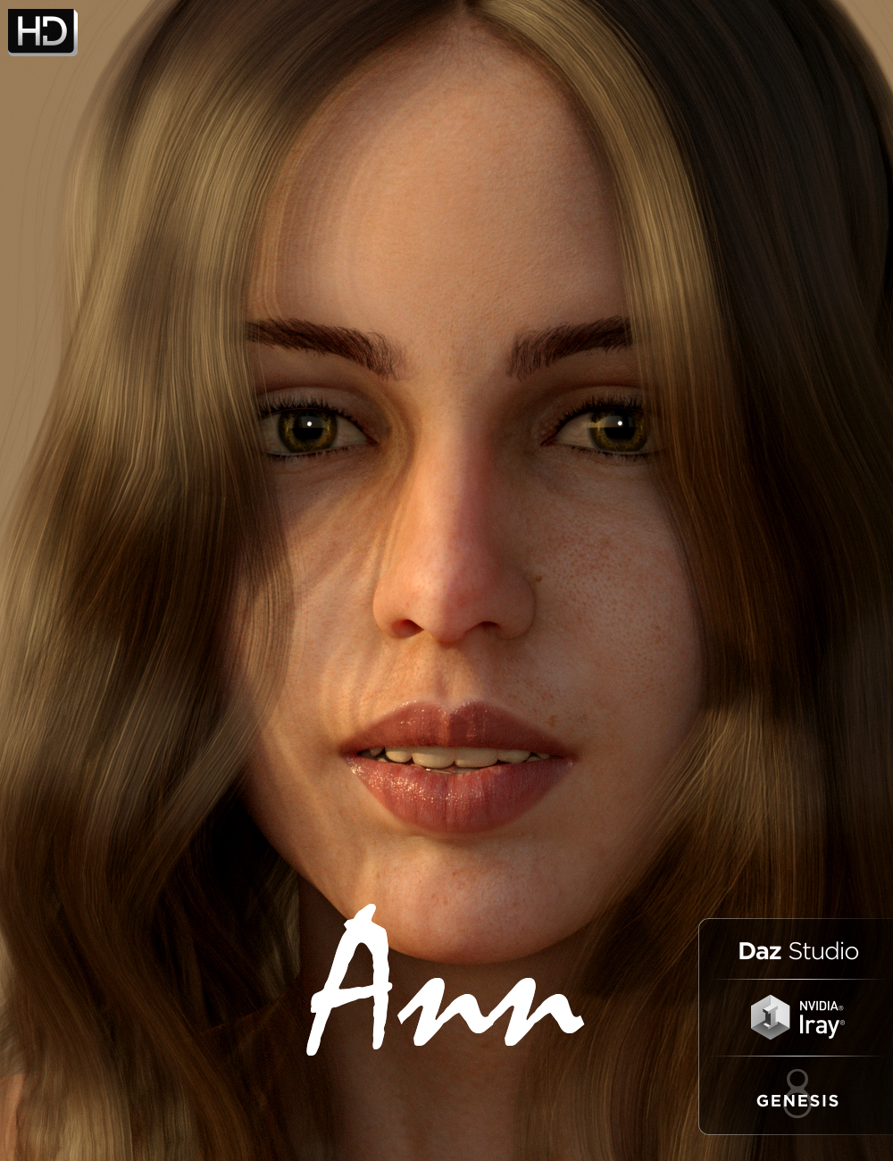 Ann for Victoria 8 HD by: DOrdiales, 3D Models by Daz 3D