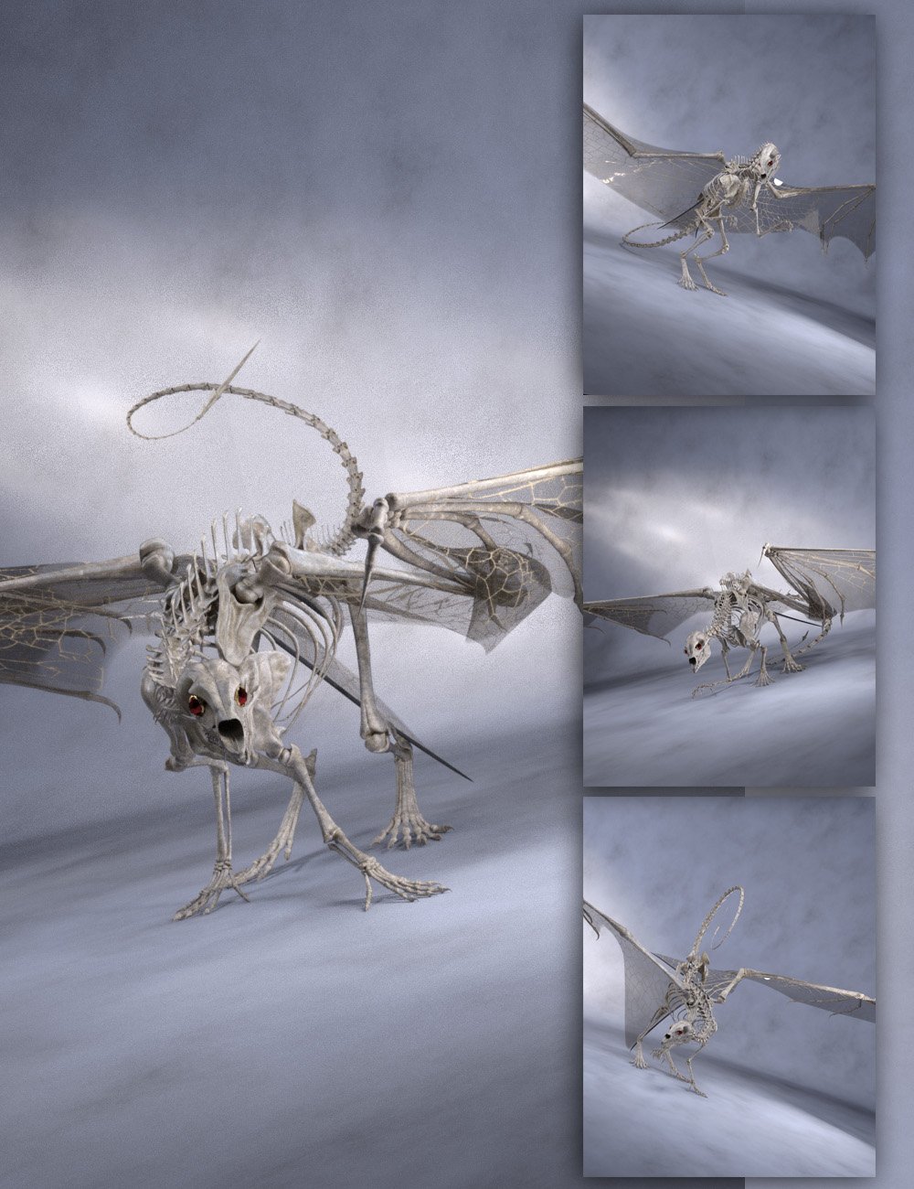 Dragon Wraith Master Pose Control Dragon Wraith Master Pose Control by: RiverSoft Art, 3D Models by Daz 3D
