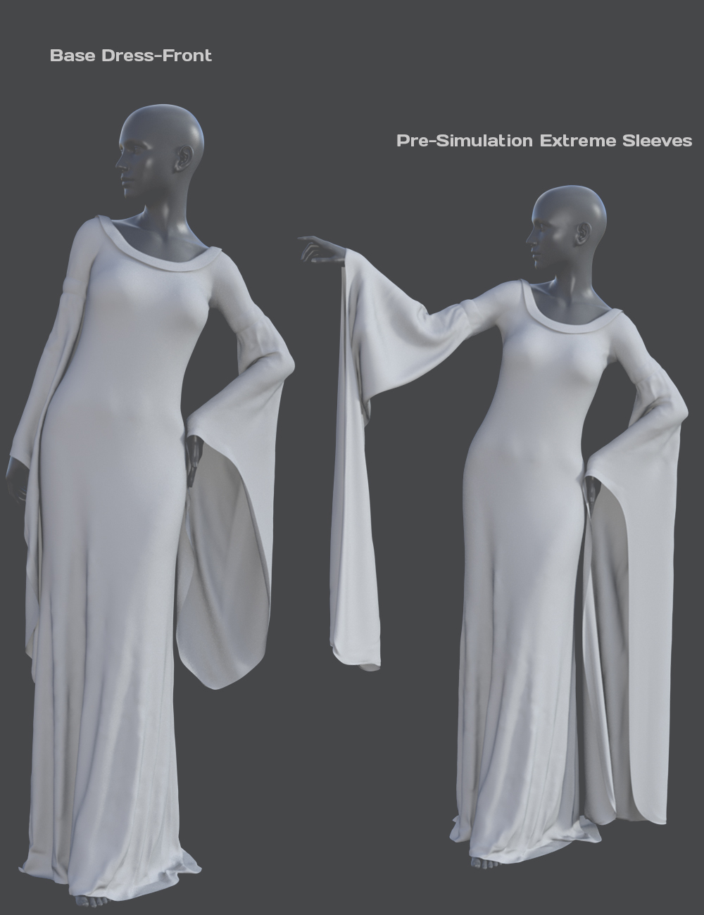 dForce Camilla Medieval Gown for Genesis 8 Female(s) by: PandyGirlWildDesigns, 3D Models by Daz 3D