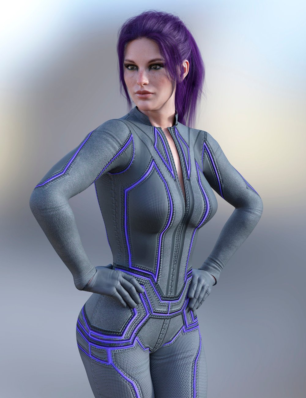 X-Fashion Falcon Outfit for Genesis 8 Female(s) by: xtrart-3d, 3D Models by Daz 3D