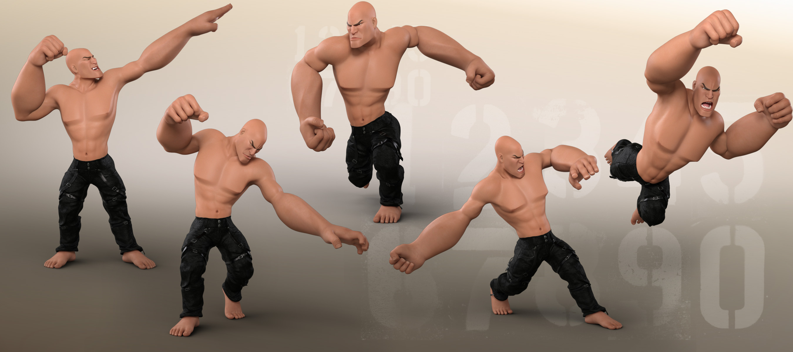 Z Almighty Powers - Poses and Expressions for Toon Dwayne 8 and Genesis 8 Male Z Almighty Powers - Poses and Expressions for Toon Dwayne 8 and Genesis 8 Male by: Zeddicuss, 3D Models by Daz 3D