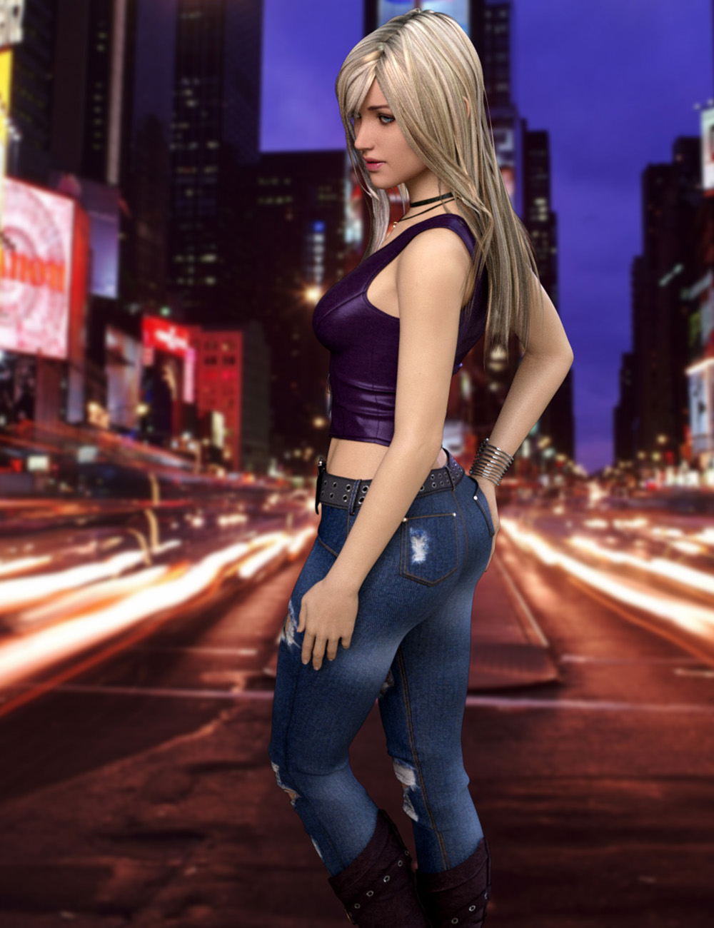 Manhattan Outfit for Genesis 8 Female(s) by: Blue Rabbit, 3D Models by Daz 3D