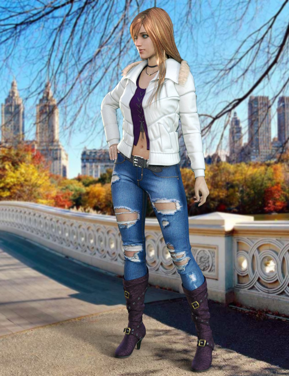 Manhattan Outfit for Genesis 8 Female(s) Manhattan Outfit for Genesis 8 Female(s) by: Blue Rabbit, 3D Models by Daz 3D