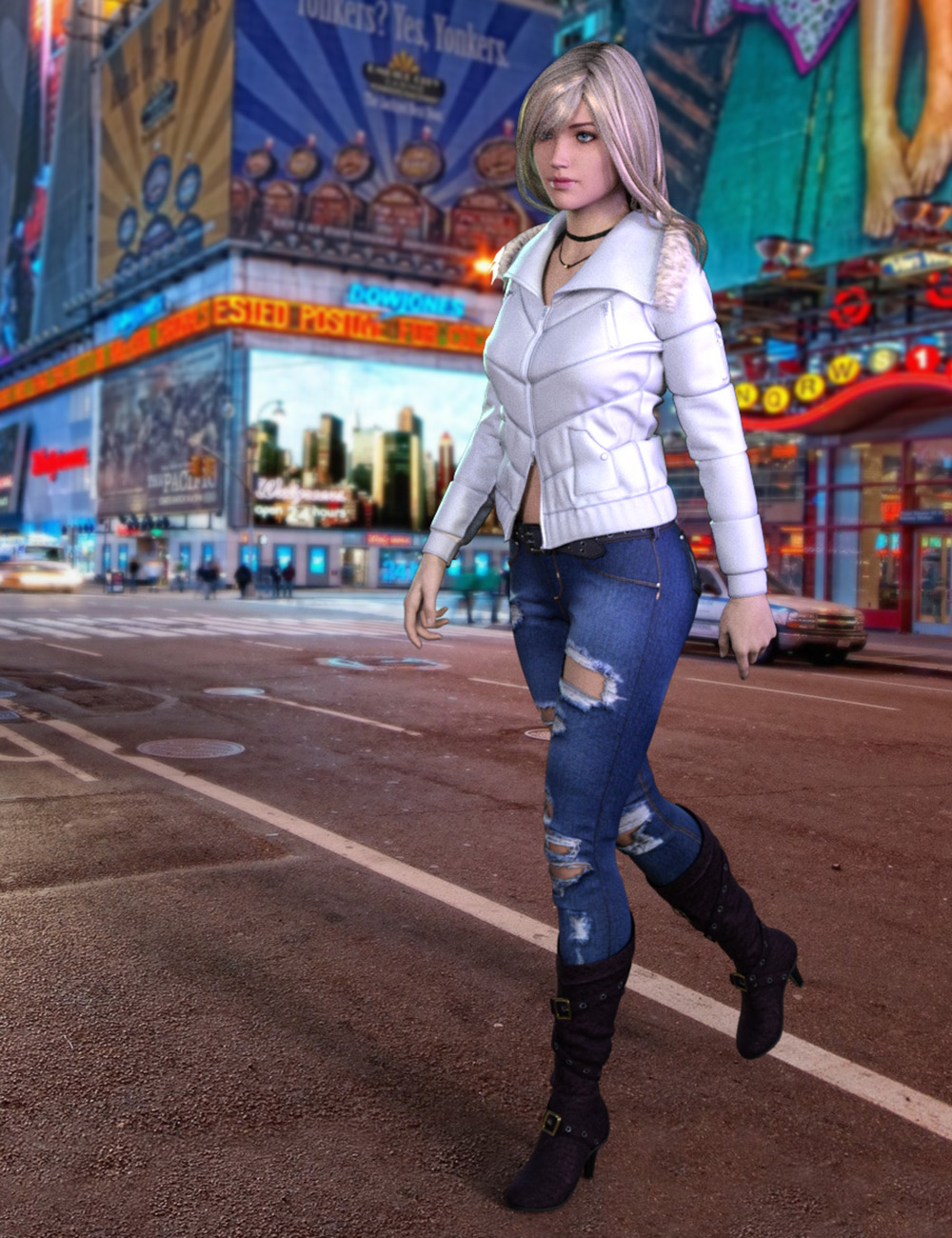 Manhattan Outfit for Genesis 8 Female(s) by: Blue Rabbit, 3D Models by Daz 3D