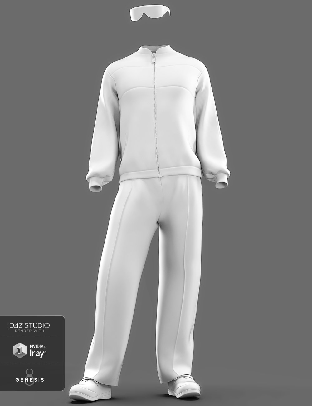 dForce Tracksuit Outfit for Genesis 8 Male(s) by: NikisatezShox-Design, 3D Models by Daz 3D