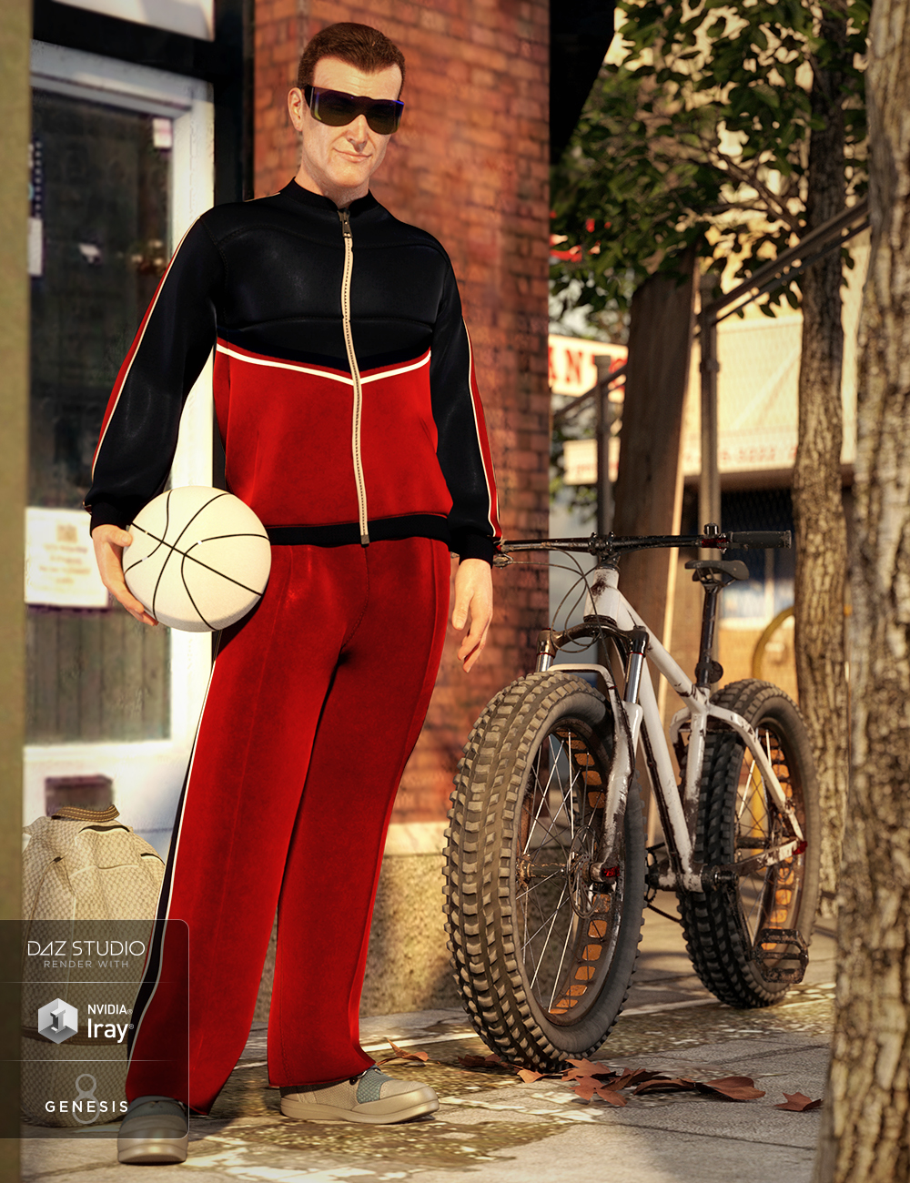 dForce Tracksuit Outfit Textures by: Shox-Design, 3D Models by Daz 3D