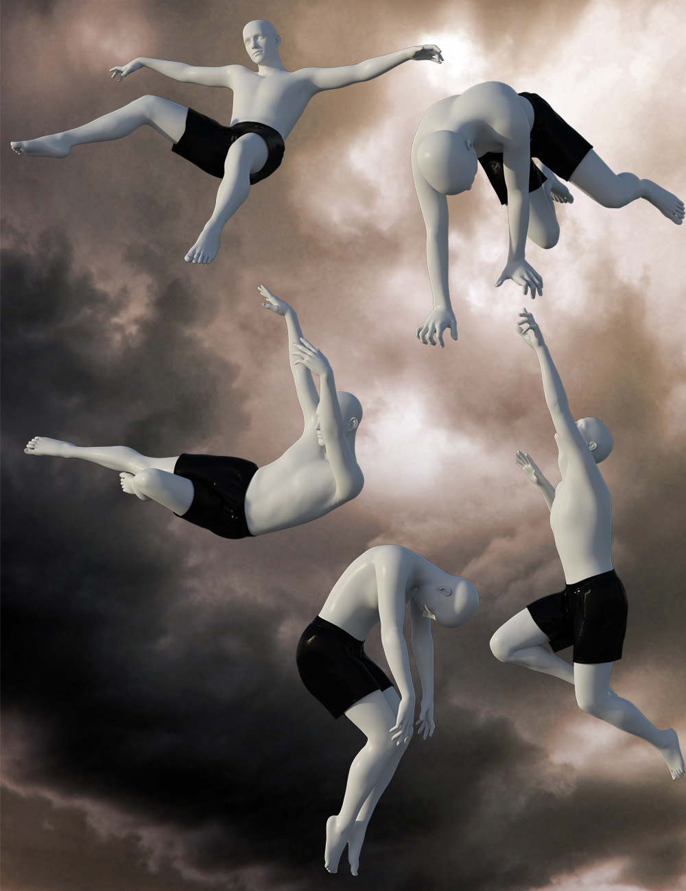 It´s Raining Gen Poses for Genesis 8 Male by: Ensary, 3D Models by Daz 3D
