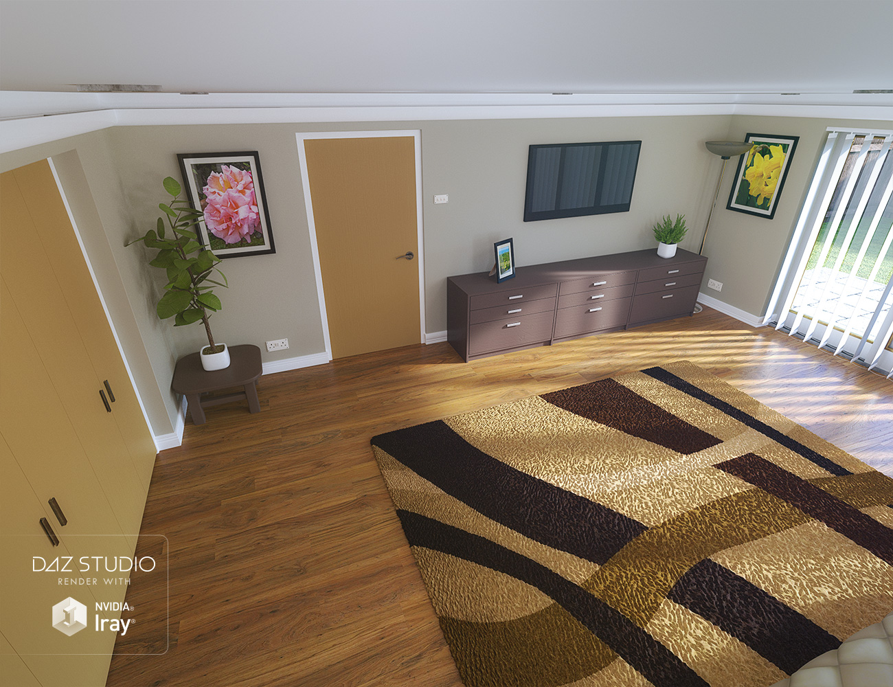 Granite Bedroom Granite Bedroom by: Predatron, 3D Models by Daz 3D