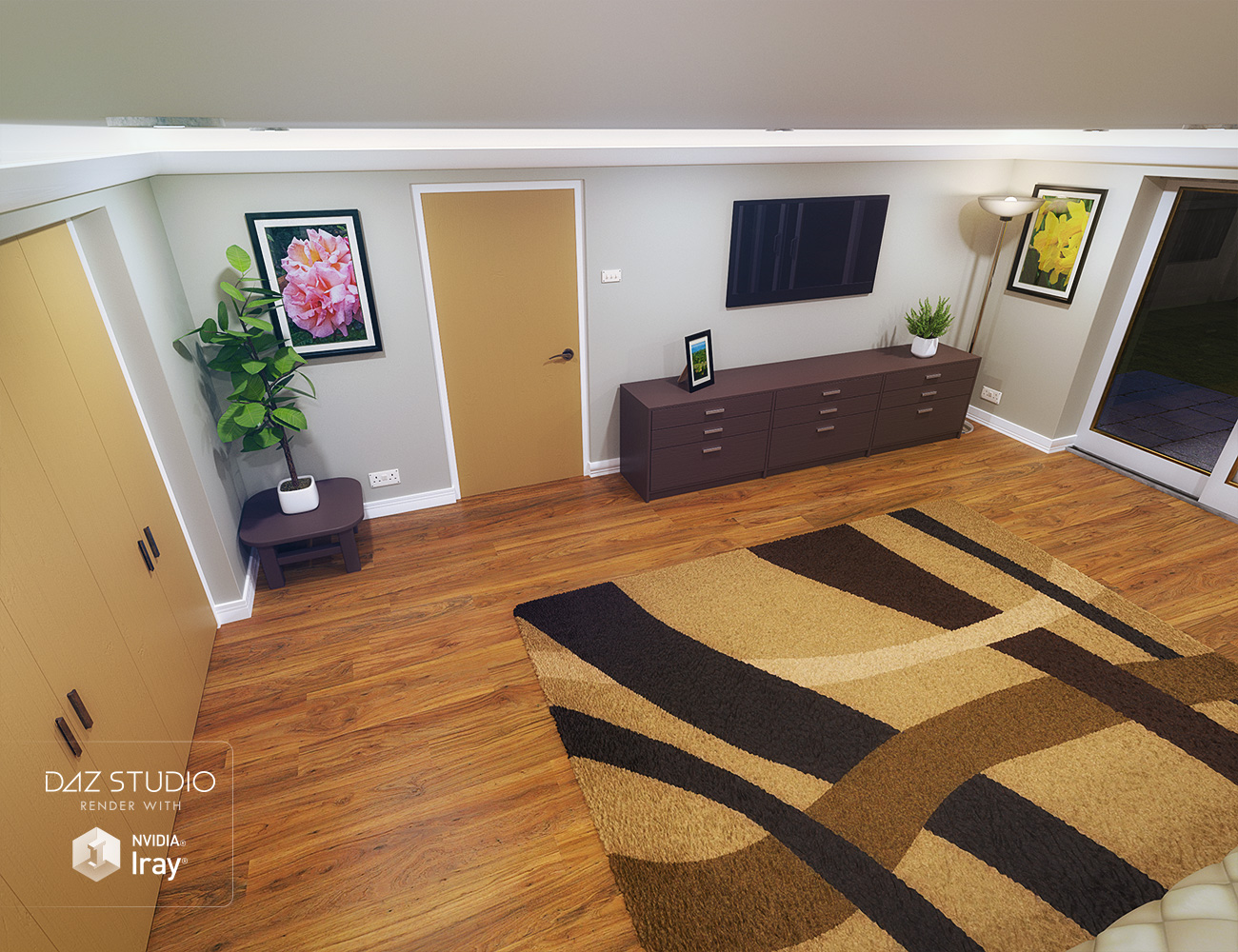Granite Bedroom Granite Bedroom by: Predatron, 3D Models by Daz 3D