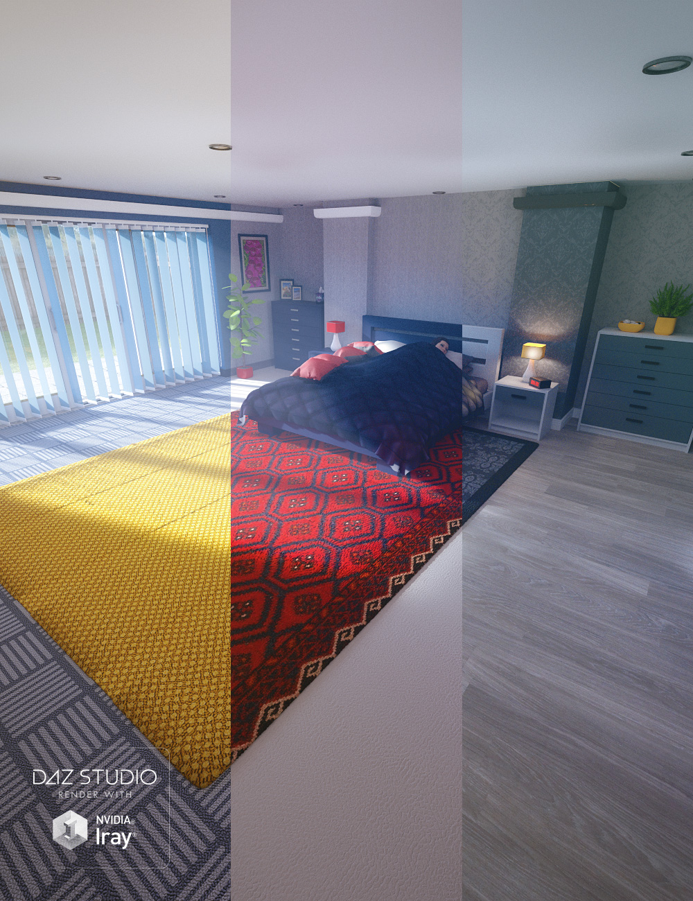 Granite Bedroom Textures by: Predatron, 3D Models by Daz 3D