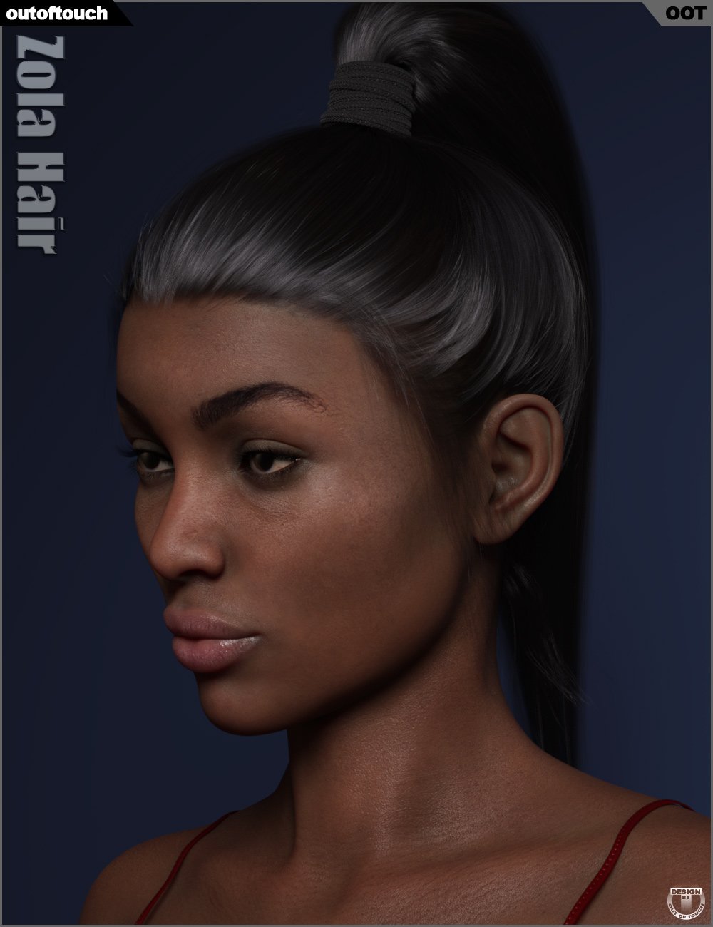 Zola Hair For Genesis 3 And 8 Female(s) 