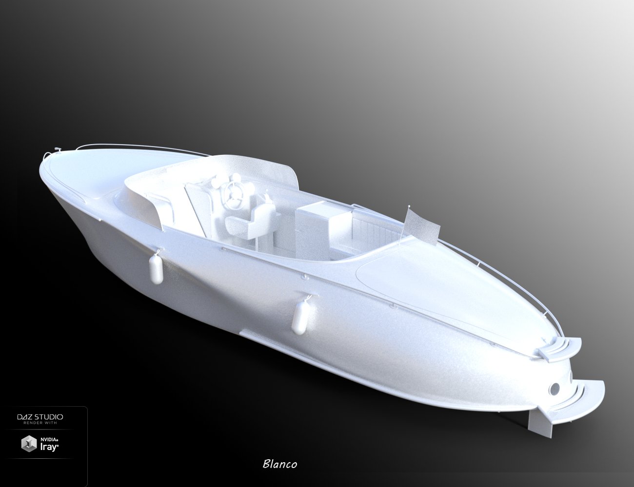 PW Speed Boat Epic "Wave Breaker" by: PW Productions, 3D Models by Daz 3D