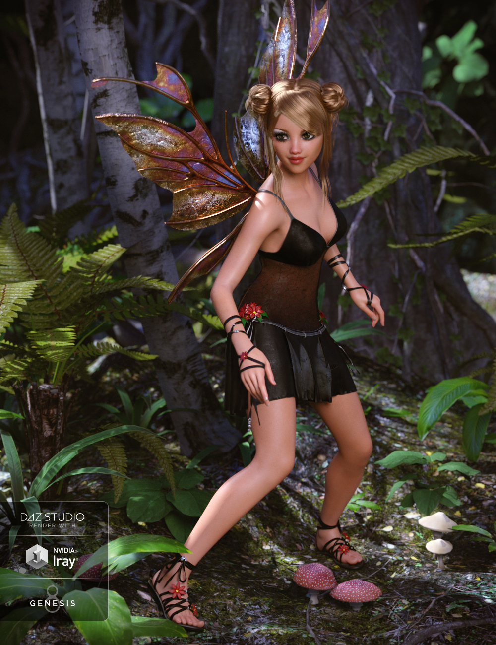 dForce Dewdrop Outfit Textures by: Moonscape GraphicsSade, 3D Models by Daz 3D